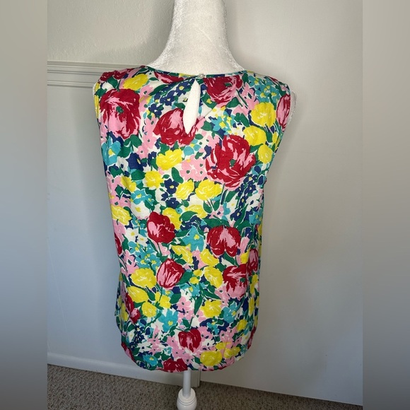 Talbots Pastel Floral Top size 12 - Picture 3 of 8